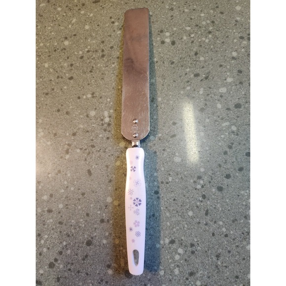 Ekco Other - VTG 1960s 70s Ecko Stainless Steel Frosting Spatula Purple Flowers